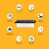 Wipro Garnet Motion Sensor Solar Wall Light SW01 | 6 in 1 modes | Color Changing(Warm & Cool White) | Auto ON (Night) & OFF (Day) | IP65 | Outdoor Light for Home, Balcony, Patio, Stairs, Garden | Pk 1