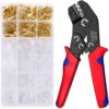 Wire Terminals Crimping Tool Kit with 600 PCS Wire Connectors.