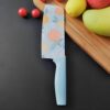 ZYCRONIX Kitchen Knife Set, Stainless Steel, Professional, Colour Printing, Non-Slip Handle (Blue 1Pcs)