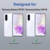 Zapcase Back Case Cover for Samsung Galaxy A36 5G | Compatible for Samsung Galaxy A36 5G Back Cover | Scratch-Resistant Back Cover | Clear