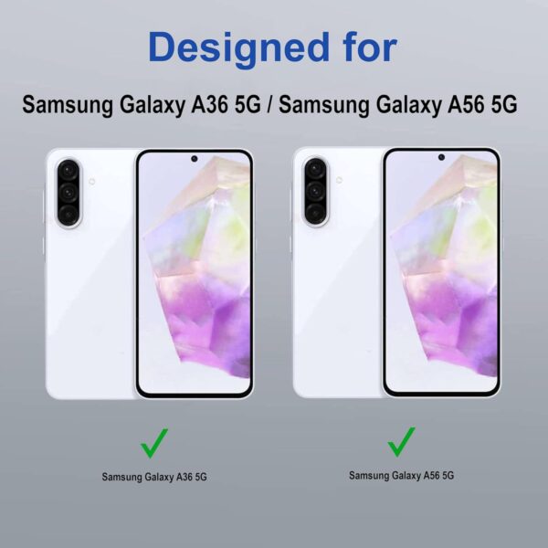 Zapcase Back Case Cover for Samsung Galaxy A36 5G | Compatible for Samsung Galaxy A36 5G Back Cover | Scratch-Resistant Back Cover | Clear
