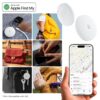 Zebronics One Tag, Worldwide Tracking Device for iOS, Apple Find My, Upto 1 Year Battery, BT v5.3, Anti-Lost & Loud 80dB Alert, No SIM Needed, MFi Certified, for Keys, Wallets, Luggage, Gadgets, etc.