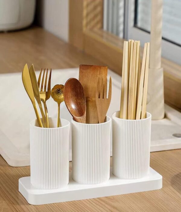 Zollyss-Kitchen-Organizer-Plastic-Self-Draining-Tableware-Storage-Box-Spoon-Knife-Fork-Chopstick-Cutlery-Holder-Organizer-Stand-for-Kitchen-Dining-Table-23-X-8-X-12-cm.jpg Zollyss Kitchen Organizer - Plastic Self Draining Tableware Storage Box - Spoon, Knife, Fork, Chopstick, Cutlery Holder, Organizer Stand for Kitchen, Dining Table, 23 X 8 X 12 cm