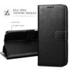 amazon basics Poco C71 5G Flip Cover | Card Pockets Wallet & Stand | Flip Cover for Poco C71 5G (Black)