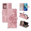 amazon basics Samsung Galaxy A26 5G Flip Cover | Card Pockets Wallet & Stand | Flip Cover for Samsung Galaxy A26 5G (Pink Flower)