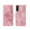amazon basics Samsung Galaxy A36 5G Flip Cover | Card amazon basics Samsung Galaxy A36 5G Flip Cover | Card Pockets Wallet & Stand | Flip Cover for Samsung Galaxy A36 5G (Pink Flower)