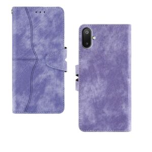 amazon basics Samsung Galaxy F06 5G Flip Cover | Card Pockets Wallet & Stand | Flip Cover for Samsung Galaxy F06 5G (Purple)