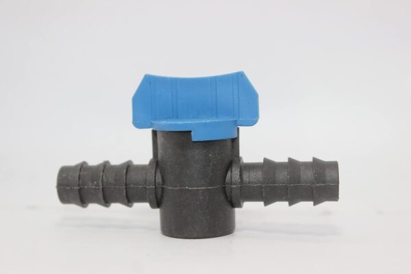 drip Irrigation kit Accessories 12mm Tee & 12 mm Straight Connectors with Tap- Coke Combo Pack (12MM TEE-15 Qty/TAP-15 Qty)