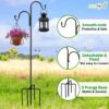 ecofynd-48-Inch-Tall-Shepherds-Hook-Super-Strong-Rust-Resistant-Metal-Hook-for-Hanging-Solar-Light-Bird-Feeders-Lanterns-Plant-Baskets-Weddings-Decor-Pack-of-2-HOOK014-BLK.jpg ecofynd 48 Inch Tall Shepherds Hook, Super Strong, Rust Resistant Metal Hook for Hanging Solar Light, Bird Feeders, Lanterns, Plant Baskets, Weddings Decor (Pack of 2, HOOK014-BLK)