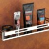 iSTAR 304 Stainless Steel Bathroom Shelf/Stand Kitchen Shelf/Bathroom Shelf and Rack/Bathroom Accessories Silver Stainless Steel Wall Shelf (12 X 5 Inches)