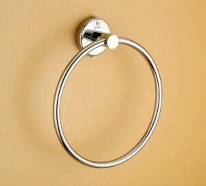 iSTAR Stainless Steel 304 Grade Chrome Finished Round Napkin Ring/Towel iSTAR Stainless Steel 304 Grade Chrome Finished Round Napkin Ring/Towel Ring/Napkin Holder/Towel Hanger/Towel Holder for Bathroom/Kitchen/Wash Basin (Silver)