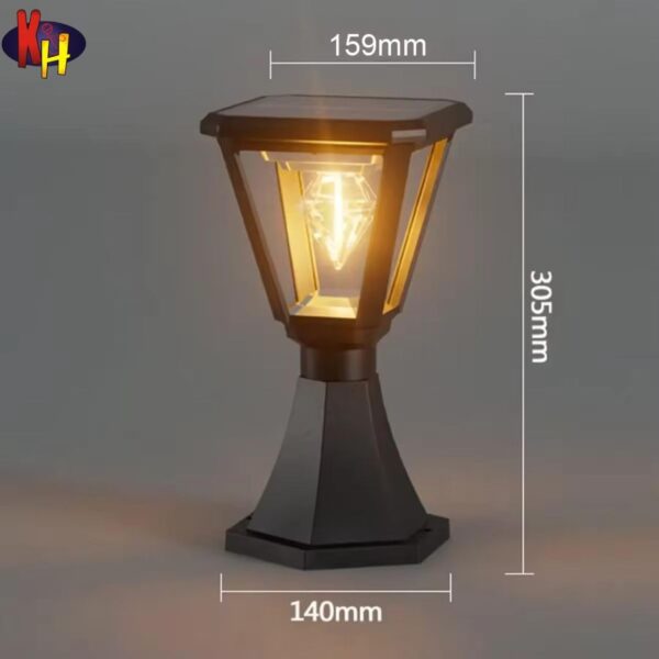 kh-Solar-Outdoor-Powered-Lamp-Post-Light-for-Fence-Pillars-2700K-Warm-White-Dusk-to-Dawn-Solar-Garden-Light-IP65-Waterproof-Solar-Post-Cap-Light-for-Driveway-Gate-Yard-–-Black.jpg kh Solar Outdoor Powered Lamp Post Light for Fence & Pillars, 2700K Warm White Dusk to Dawn Solar Garden Light, IP65 Waterproof Solar Post Cap Light for Driveway, Gate & Yard – Black