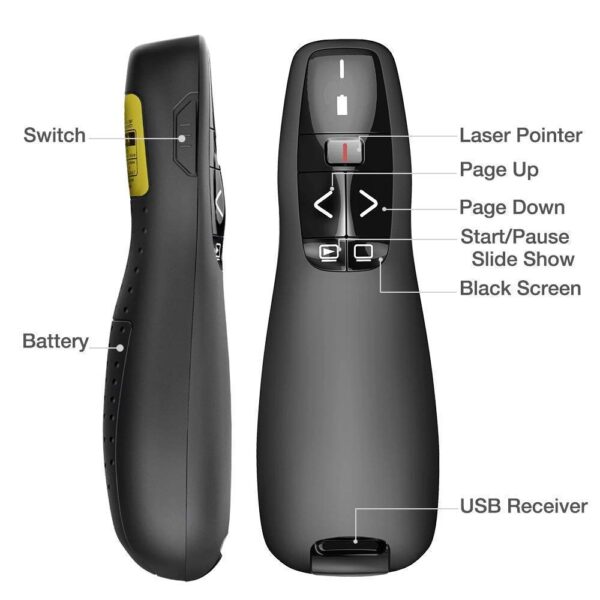 rts-2024-2025-Wireless-Presenter-Laser-Power-Point-PPT-Presenter-Slide-Changer-Controller-with-USB-Receiver-for-MacComputerLaptop-Windows-Mac-PC-Presentation-Clicker-for-KeynotePPTGoogle-Slides.jpg rts 2024-2025 Wireless Presenter Laser Power Point PPT Presenter Slide Changer Controller with USB Receiver for Mac/Computer/Laptop Windows Mac PC Presentation Clicker for Keynote/PPT/Google Slides