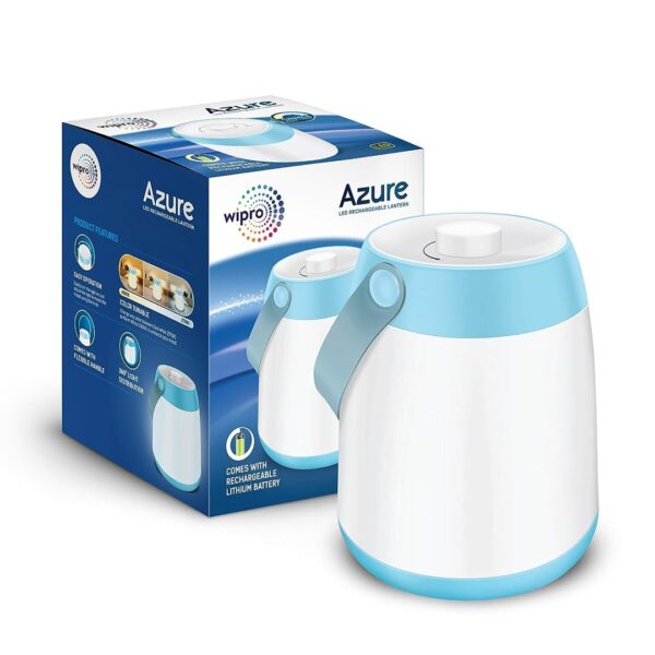 wipro LED Azure LED Rechargeable Lantern (White) wipro LED Azure LED Rechargeable Lantern (White)