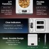Dr Trust USA Stainless Steel Electronic Kitchen Digital Scale Weighing Machine For Health, Fitness, Diet, Nutrition, Cooking and Home Baking with Touch Button, Tare Function (5 Kg)-529