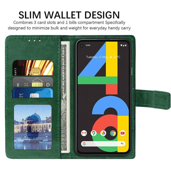 1777608924_Amazon-Brand-Solimo-Flip-Leather-Mobile-Cover-Soft-Flexible-Kickstand-Back-case-Compatible-for-Google-Pixel-4A-Green.jpg Amazon Brand - Solimo Flip Leather Mobile Cover (Soft, Flexible & Kickstand Back case) Compatible for Google Pixel 4A (Green)