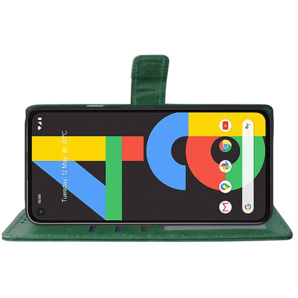 1777608925_Amazon-Brand-Solimo-Flip-Leather-Mobile-Cover-Soft-Flexible-Kickstand-Back-case-Compatible-for-Google-Pixel-4A-Green.jpg Amazon Brand - Solimo Flip Leather Mobile Cover (Soft, Flexible & Kickstand Back case) Compatible for Google Pixel 4A (Green)
