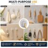 Self Adhesive Wall Hooks for Home & Kitchen (Pack of 1) | Heavy Duty Transparent Shell Design Hooks | No Drill Waterproof Wall Hanger for Bathroom, Kitchen, Keys, Towels