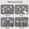 Self Adhesive Wall Hooks for Home & Kitchen (Pack of 1) | Heavy Duty Transparent Shell Design Hooks | No Drill Waterproof Wall Hanger for Bathroom, Kitchen, Keys, Towels