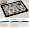 Yagzon Dish Drying Mat for Kitchen Wet Utensils (58CM*38CM)/Kitchen Sink Mat/Counter Top/Water Adsorbent/Quick Dry/Waterproof Anti-Slip mat