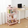 1777633038_Home-Organisation-Solutions-4-Tier-Rolling-Storage-Trolley-Slim-Plastic-Utility-Cart-for-Kitchen-Bathroom-and-Office-Tool-Free-Assembly-Pink-Green-Grey-30x25x90-cm.jpg Home Organisation Solutions 4-Tier Rolling Storage Trolley, Slim Plastic Utility Cart for Kitchen, Bathroom and Office, Tool-Free Assembly, Pink, Green, Grey, 30x25x90 cm