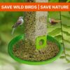 1777633951_Hanging-Bird-Feeder-for-Balcony-I-Outdoor-Bird-Food-Feeder-I-6-Feed-Nozzles-900gram-Bird-Food-Capacity-Green-Pack-of-2-Pcs.jpg Hanging Bird Feeder for Balcony I Outdoor Bird Food Feeder I 6 Feed Nozzles | 900gram Bird Food Capacity (Green, Pack of 2 Pcs)