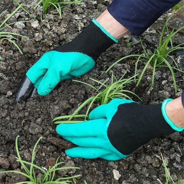Garden Gloves with Claws for Gardening, Pruning, Digging and Planting (1 Pairs)