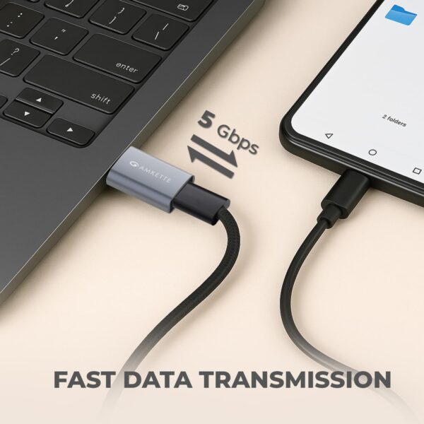 1777650431_Amkette-USB-3.0-Type-C-Female-to-USB-A-Male-OTG-Adapter-5Gbps-High-Speed-Data-Transfer-15W-Fast-Charging-Compact-Portable-Durable-Aluminum-Alloy-Universal-Compatibility-for-Laptops-More.jpg Amkette USB 3.0 Type-C Female to USB-A Male OTG Adapter | 5Gbps High-Speed Data Transfer | 15W Fast Charging | Compact, Portable & Durable Aluminum Alloy | Universal Compatibility for Laptops & More