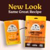 Kennel Kitchen Soft Baked Lamb with Pumpkin Sticks Treats for Dogs, 100g (Pack of 3) | Soft Dog Chew Sticks | Dog Treats for Adult Dogs and Puppies