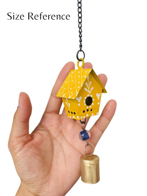 1777675076_2-Pc-Hut-Wall-Hanging-Decor-Garden-Tree-Hanging-Bells-Decoration-Handpainted-Hanging-Ornaments-for-Home-Living-Room-Wind-Chime-Yellow.jpg 2 Pc Hut Wall Hanging Decor | Garden Tree Hanging Bells Decoration | Handpainted Hanging Ornaments for Home Living Room Wind Chime (Yellow)