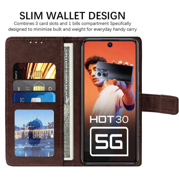 1777676870_Amazon-Brand-Solimo-Flip-Leather-Mobile-Cover-Soft-Flexible-Kickstand-Back-case-Compatible-for-Infinix-Hot-30-5G-Coffee.jpg Amazon Brand - Solimo Flip Leather Mobile Cover (Soft, Flexible & Kickstand Back case) Compatible for Infinix Hot 30 5G (Coffee)