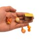 Miniature Farm Set, Resin Rooster Hen Figurines with Coop and Nest, 6 Piece Fairy Garden Terrarium Accessories for DIY Craft Projects