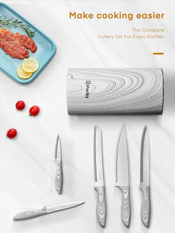 1777681214_D.Perlla-Knife-Set-6-Piece-Kitchen-Knife-Set-with-Detachable-Round-Vertical-Knife-Cylinder-Marble-Style-Handle-Knife-Set-Modern-and-Stylish-for-Easy-Cleaning-and.jpg D.Perlla Knife Set, 6-Piece Kitchen Knife Set with Detachable Round Vertical Knife Cylinder, Marble Style Handle Knife Set, Modern and Stylish for Easy Cleaning and