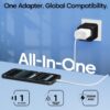 1777688258_Sounce-JetWorld-2500W-Universal-Travel-Adapter-Worldwide-All-in-One-International-Power-Plug-10A-9-Hole-Socket-150-Countries-EUUKUSAUSAsia-Dual-Fuse-Safety-Compact-Travel-Converter.jpg Sounce JetWorld 2500W Universal Travel Adapter Worldwide All-in-One International Power Plug | 10A 9-Hole Socket | 150+ Countries EU/UK/US/AUS/Asia | Dual Fuse Safety | Compact Travel Converter