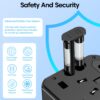 1777688259_Sounce-JetWorld-2500W-Universal-Travel-Adapter-Worldwide-All-in-One-International-Power-Plug-10A-9-Hole-Socket-150-Countries-EUUKUSAUSAsia-Dual-Fuse-Safety-Compact-Travel-Converter.jpg Sounce JetWorld 2500W Universal Travel Adapter Worldwide All-in-One International Power Plug | 10A 9-Hole Socket | 150+ Countries EU/UK/US/AUS/Asia | Dual Fuse Safety | Compact Travel Converter