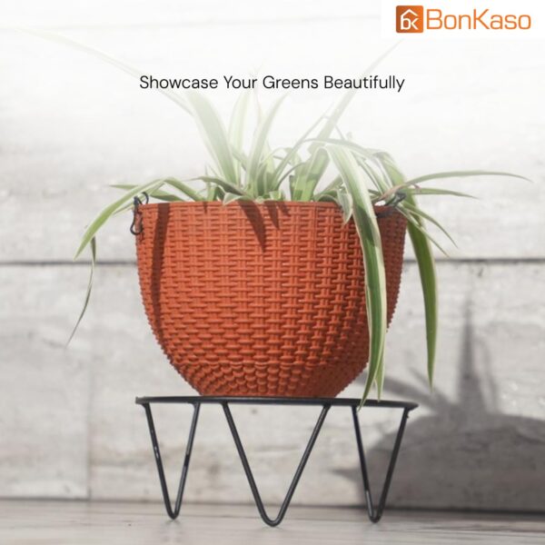 1777693500_BonKaso-Pack-of-8-Round-Stackable-Metal-Plant-Stand-Dia-20-x-9-cm-Durable-Gamla-Stand-for-Indoor-Outdoor-Use-Space-Saving-Stylish-Planter-Holders-for-Home-Garden-Balcony-Terrace-Black.jpg BonKaso Pack of 8 Round Stackable Metal Plant Stand (Dia 20 x 9 cm) | Durable Gamla Stand for Indoor & Outdoor Use | Space-Saving, Stylish Planter Holders for Home, Garden, Balcony & Terrace- Black