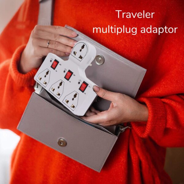 Digiway 4 Universal Socket 3 Switch Multi Plug Extension Board/Multiplug
