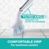 Scotch-Brite Handy Scrubber Brush, cleans grout, drains, tiles, floors and hard to reach areas, Anti- microbial protection, for both bathroom and kitchen
