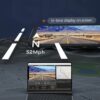 WOLFBOX G840H 12" Touchscreen Mirror Dash Cam with WiFi, 2.5K Rear View Mirror Camera with 1080P Rear Camera, Mirror Dash Camera for Car Front and Rear, Parking Mode, WDR, Included 32GB Card and GPS