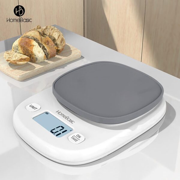 1777815575_HOMEBASIC-Digital-Kitchen-Weighing-Scale-5Kg-High-Precision-1g-Accuracy-LCD-Display-Tare-Function-Multi-Units-g-oz-lb-ml-Portable-Weight-Machine-Food-Scale-for-Cooking-Baking-Diet-GREY.jpg HOMEBASIC Digital Kitchen Weighing Scale 5Kg, High-Precision 1g Accuracy | LCD Display, Tare Function, Multi-Units (g, oz, lb, ml) Portable Weight Machine Food Scale for Cooking Baking Diet (GREY)