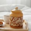 1777830365_DMaiolica-Traditional-Ceramic-Pickle-Jars-with-Lid-in-1000ml-Achaar-Barni-for-Kitchen-Ceramic-Container-for-Achar-Salt-Spices-Set-of-1-Full-Yellow-Red-Floral.jpg D'Maiolica Traditional Ceramic Pickle Jars with Lid in 1000ml | Achaar Barni for Kitchen | Ceramic Container for Achar, Salt, Spices (Set of 1) (Full Yellow Red Floral)
