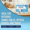 Kitchen Tissue Paper Roll – 2 Ply Tissue Paper Roll, 360 Pulls, 6 Rolls x 60 Sheets, Soft & Absorbent Virgin Cellulose Towels for Kitchen Cleaning