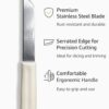 Colorful Kitchen Utility Knife Set, Stainless Steel Serrated Blades, Ergonomic Handles, Made in Germany, 12 Piece