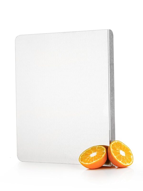 1777875015_Clazkit-Counter-Top-Stainless-Steel-Chopping-Cutting-Board-VegetableFruitBread-Durable-Safe-Heavy-Duty-Regular-360-x-300-x-1-25.jpg Clazkit Counter Top Stainless Steel Chopping Cutting Board Vegetable,Fruit,Bread & Durable Safe & Heavy Duty, Regular (360 x 300 x 1 (+25)
