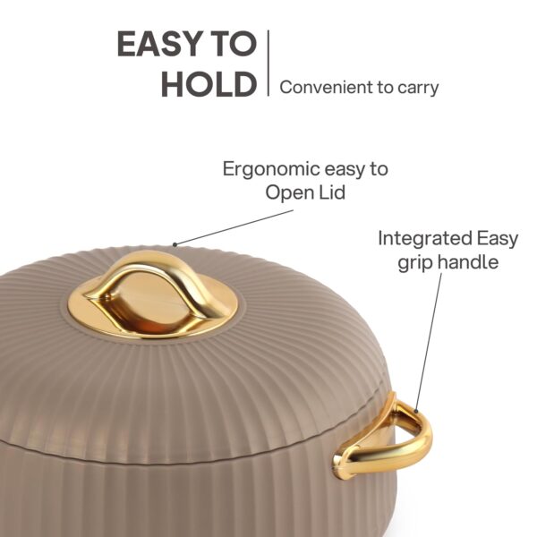 1777889839_Cello-Aurum-Luxury-Inner-Stainless-Steel-Insulated-Hot-pot-1250ml-Brown-Easy-Grip-Lid-Frim-Twist-Lock-BPA-Free-Durable-Suitable-for-Hot-Cold-Hot-Box-for-Kitchen-Hot-Pot-for-Home.jpg Cello Aurum Luxury Inner Stainless Steel Insulated Hot-pot 1250ml, Brown | Easy Grip Lid & Frim Twist Lock | BPA-Free, Durable, Suitable for Hot & Cold | Hot Box for Kitchen | Hot Pot for Home