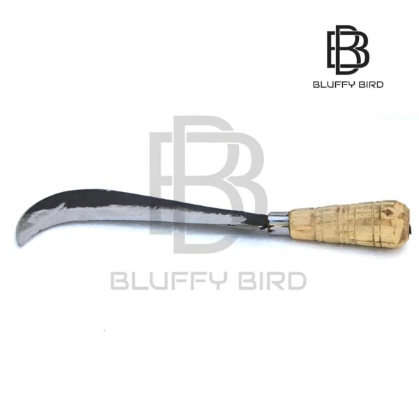 Handmade Kitchen Knife/Aruval (8 Inch Blade - 30 x 4 x 0.4 x 0.01 cm Blade) Best for Cracking Coconut - Pack of 1pc