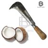 Handmade Kitchen Knife/Aruval (8 Inch Blade - 30 x 4 x 0.4 x 0.01 cm Blade) Best for Cracking Coconut - Pack of 1pc