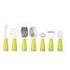 BLENT 7pcs Multifunctional Kitchen Food Slicer Fruit Tool Set with Stand Essential Utensil Set Cooking Tools Gadgets Stainless Steel + Plastic