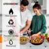 URBANMONK Big Hot Pot Stand for Kitchen | Trivets for Hot Pots | Vessel Stands | Dining Table Stands for Hot Dishes | 20 x10 Inch (Big Trivet)