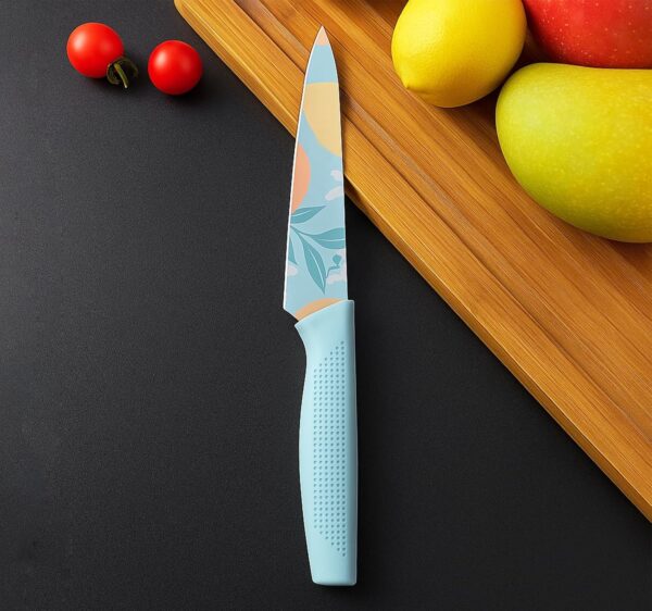 All-Purpose Kitchen Knife Set – 3-Piece Ultra-Sharp Blades with Long-Lasting Edge Retention, Anti-Slip Textured Handles